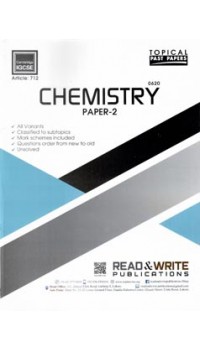 O/L Chemistry Paper 2 IGCSE (Topical)  - Article No. 712